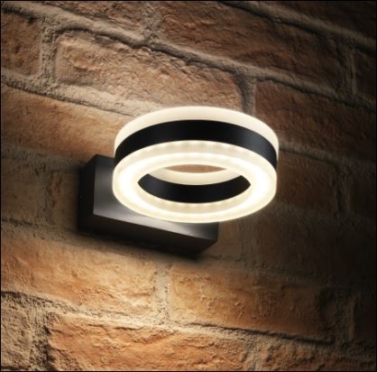 Integrated ring garden light